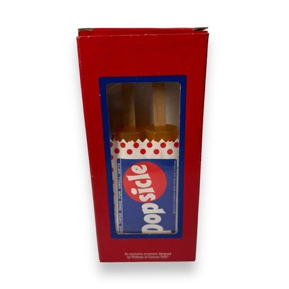 Midwest of Cannon Falls Popsicle Vintage Ornament New Open Box RARE - Picture 1 of 10